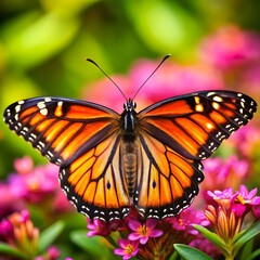 monarch butterfly on flower