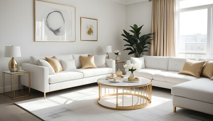 Photo interior modern design room 3d illustration