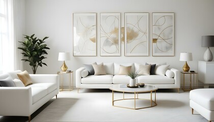 Photo interior modern design room 3d illustration