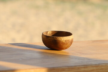 Texture of wood and wood products. Still life with an object on a texture background.