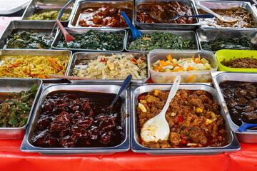 Malaysian Street Market Cuisine