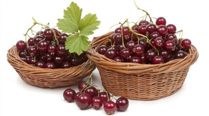 Dua tandan kismis merah segar