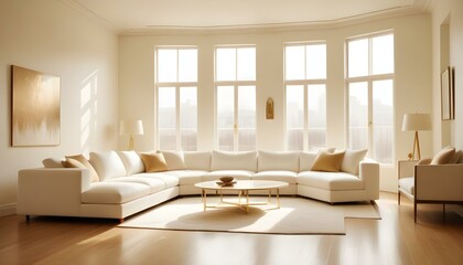 Fototapeta premium Photo interior modern design room 3d illustration