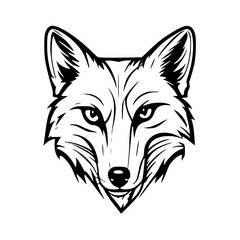 Fototapeta premium wolf head vector