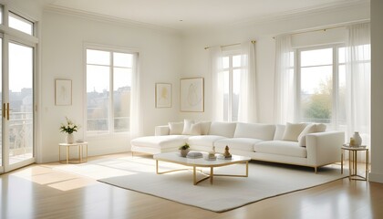 Fototapeta premium Photo interior modern design room 3d illustration