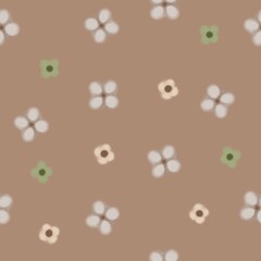 seamless background with flowers