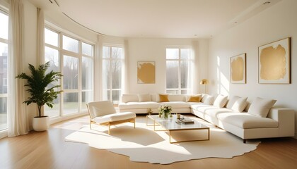 Photo interior modern design room 3d illustration