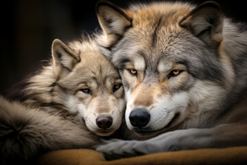 Obraz premium Wolf Animal Wild Beauty Freedom Wilderness Enchanting