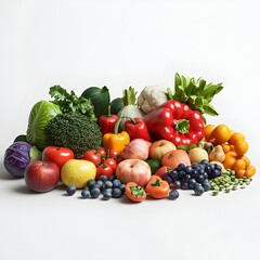Vibrant Assortment of Fresh Seasonal Produce from Local Farmers Market