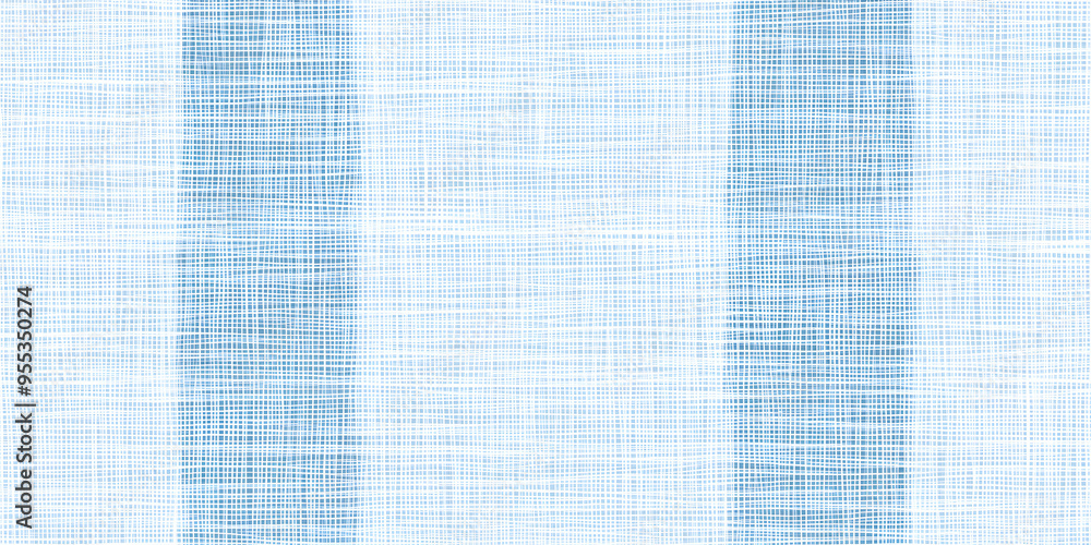 Poster seamless abstract hand drawn grid lines in a clean simple minimalist woven mesh checkers pattern, li
