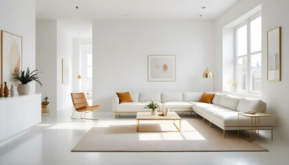 Photo interior modern design room 3d illustration