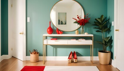 Photo interior modern design room 3d illustration