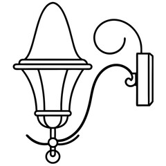Wall Sconce Art Vector