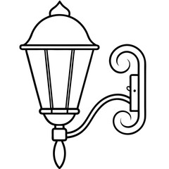 Wall Sconce Art Vector