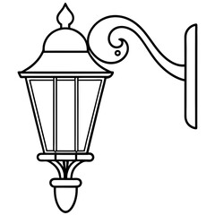 Wall Sconce Art Vector