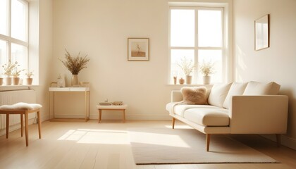 Photo interior modern design room 3d illustration