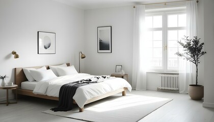 Photo interior modern design room 3d illustration