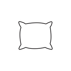 pillow icon on white background, eps10