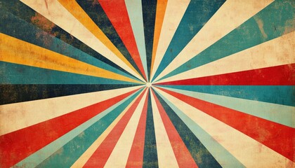 Abstract vintage background featuring a starburst design