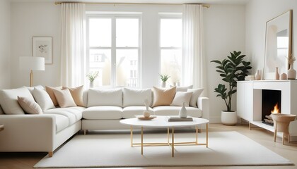 Photo interior modern design room 3d illustration