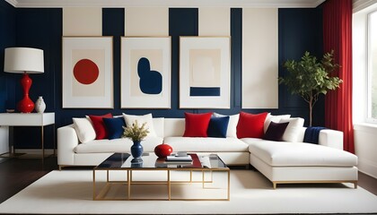 Photo interior modern design room 3d illustration