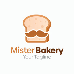 Mister Bakery Logo Design Template. Good for Business, Agency, Community and Organization