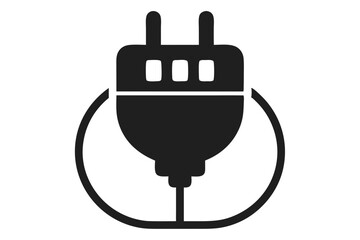 Obraz premium Electric plug icon design