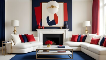 Photo interior modern design room 3d illustration