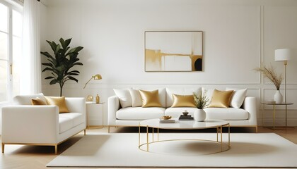 Photo interior modern design room 3d illustration