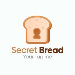 Secret Bread Logo Design Template. Good for Business, Agency, Community and Organization
