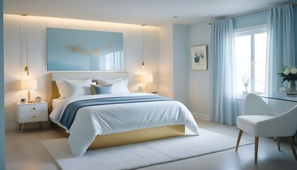 Photo interior modern design room 3d illustration