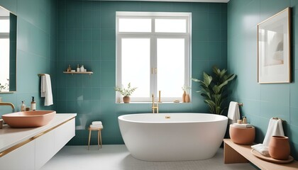 Photo interior modern design room 3d illustration