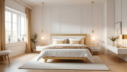 Photo interior modern design room 3d illustration