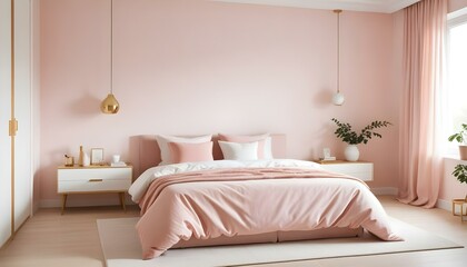 Photo interior modern design room 3d illustration