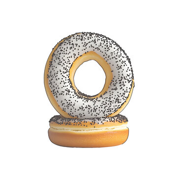 recommend clip art: Bagel line icon