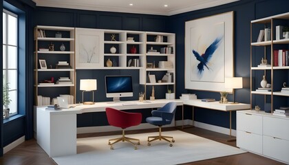 Photo interior modern design room 3d illustration