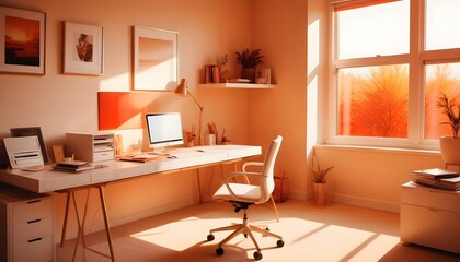 Photo interior modern design room 3d illustration