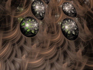 Imaginatory fractal abstract background Image