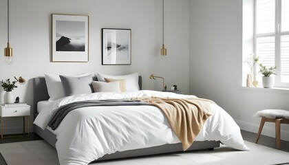Photo interior modern design room 3d illustration