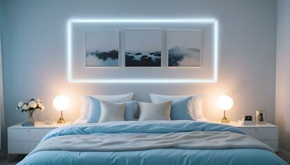 Photo interior modern design room 3d illustration