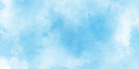 Grunge abstract cloudy blue smog texture art design, blue watercolor painting textured cloudy blue sky background, Natural Blue sky watercolor background texture for cover design.