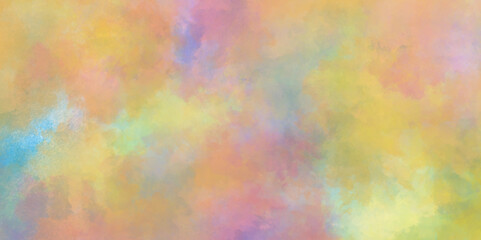 watercolor cloudy colorful abstract background colorful on paper texture, Color neon gradient abstract blurred watercolor grunge texture, Abstract bright and shinny lovely soft color watercolor.