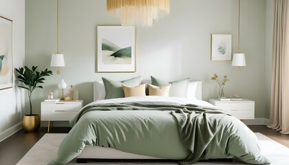 Photo interior modern design room 3d illustration