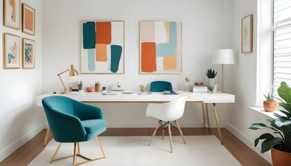 Photo interior modern design room 3d illustration