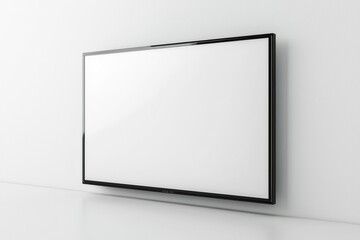 Obraz premium TV screen mockup on isolated background created with Generative AI