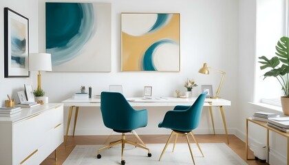 Photo interior modern design room 3d illustration