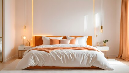 Photo interior modern design room 3d illustration