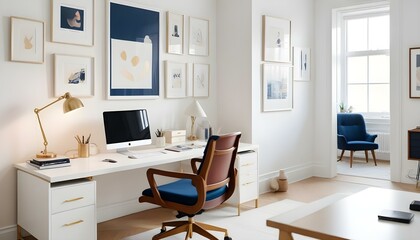 Fototapeta premium Photo interior modern design room 3d illustration