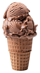 PNG Chocolate ice cream dessert food white background.