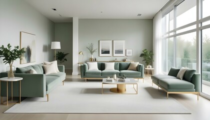 Photo interior modern design room 3d illustration